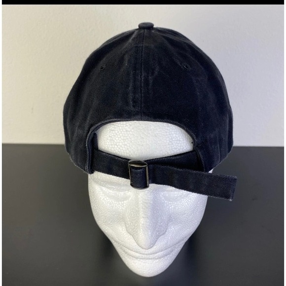 Naked100 USA Hat Black Orange Patch Logo Cap Adjustable Curved Bill Streetwear - Picture 4 of 7